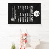 Logo und Qr-Code für Black Business Openings Banner (InSitu)