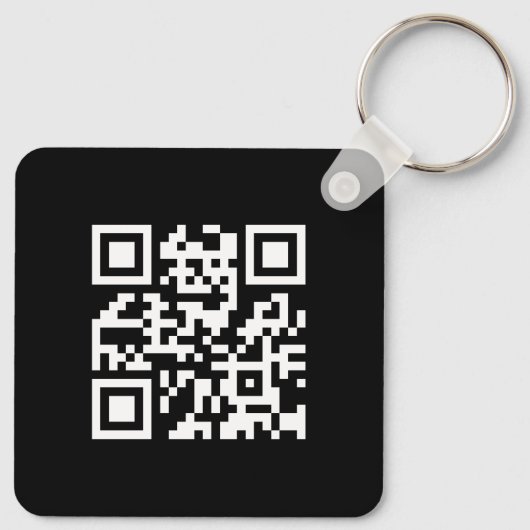 Logo und QR-Code Personalisiert Business Schlüsselanhänger (Rückseite)