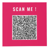 Logo und QR-Code-Werbevorlage Würfel (Rechts)