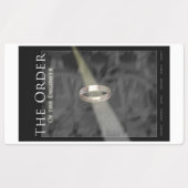 Logo- und Ringaufkleber Etiketten (Design 2)