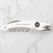 Logo und Slogan für Werbeaktionen Kellnermesser (Rückseite)