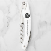 Logo und Slogan für Werbeaktionen Kellnermesser (Vorderseite)