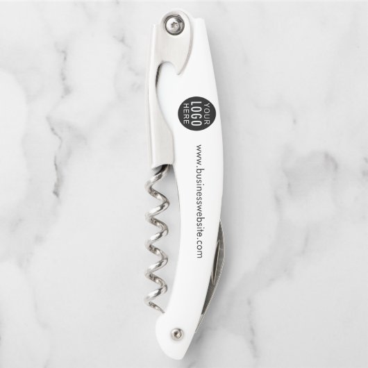 Logo und Slogan für Werbeaktionen Kellnermesser (Vorderseite)