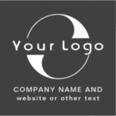 Logo und Text auf dem Notebook-Bildschirm "Vinyl P Aufkleber (Vorderseite)