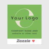 Logo und Text auf dem Wasser-Flaschenhaus-Vinyl-Pl Aufkleber (Blatt)