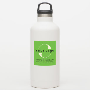 Logo und Text auf dem Wasser-Flaschenhaus-Vinyl-Pl Aufkleber