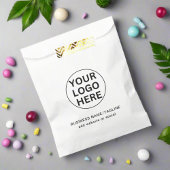 Logo und Text der Werbefirma Geschenktütchen