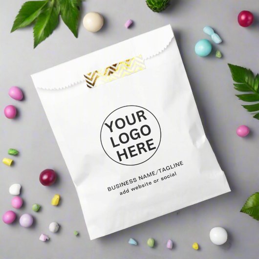 Logo und Text der Werbefirma Geschenktütchen