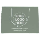 Logo und Text für Berufliche Markenbezeichnungen a Große Geschenktüte (Vorderseite)