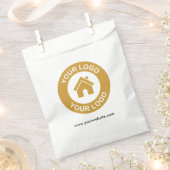 Logo und Text für kundenspezifische Geschäftsproze Geschenktütchen (Ausgeschnitten)