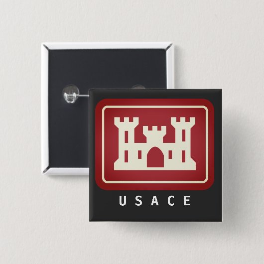 Logo und Text von USACE Button (Vorne & Hinten)