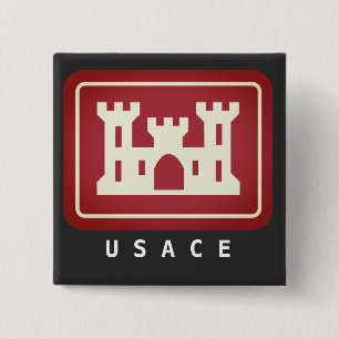 Logo und Text von USACE Button