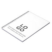 Logo und Titel für Unternehmen und Unternehmen nac Notizblock (Linke Seite)