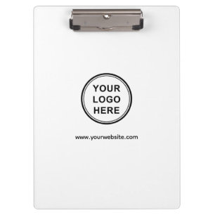 Logo und Website Büro Werbe Marketing Klemmbrett