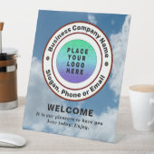 Logo-Unternehmen Beruflich Sockelschild (In Situ)