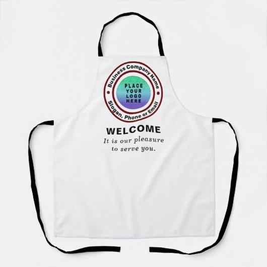 Logo-Unternehmen Berufliche kundenspezifische Schü Schürze (Vorderseite)