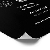 Logo-Unternehmen Corporate Scan Connect WiFi Poster (Ecke)