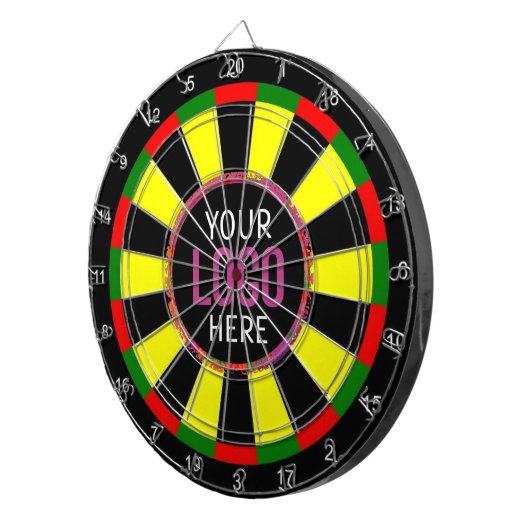 Logo-Unternehmen Dartscheibe (Vorderseite rechts)