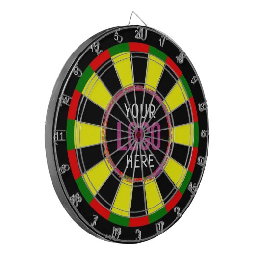 Logo-Unternehmen Dartscheibe (Vorderseite Links)