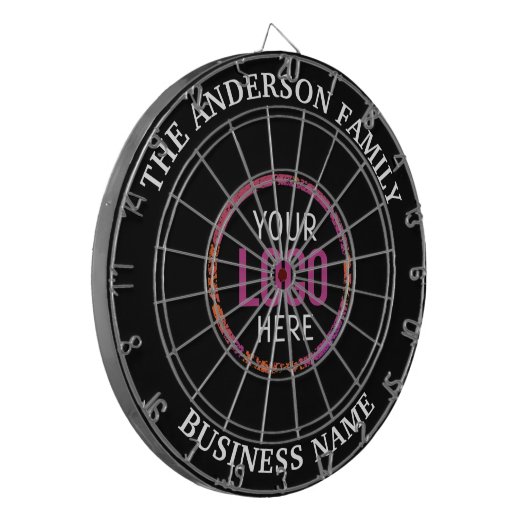 Logo-Unternehmen Dartscheibe (Vorderseite Links)