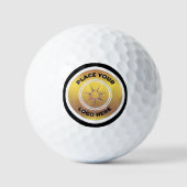 Logo-Unternehmen - Eigenmarke Golfball (Vorderseite)