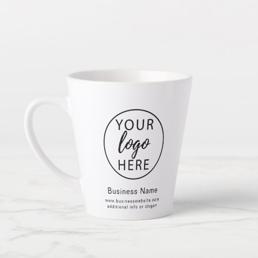 Logo-Unternehmen für Mitarbeiter Milchtasse (Links)