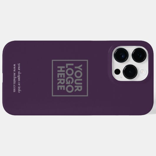 Logo | Unternehmen Minimalistisch Case-Mate iPhone Hülle (Rückseite (Horizontal))