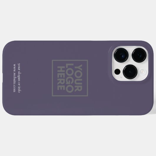 Logo | Unternehmen Minimalistisch Case-Mate iPhone Hülle (Rückseite (Horizontal))