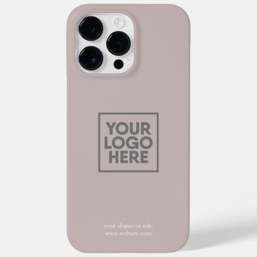 Logo | Unternehmen Minimalistisch Case-Mate iPhone Hülle (Rückseite)
