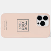 Logo | Unternehmen Minimalistisch Case-Mate iPhone Hülle (Rückseite (Horizontal))