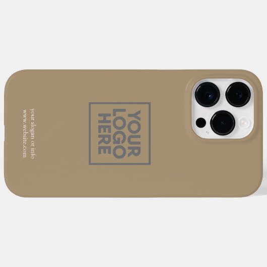 Logo | Unternehmen Minimalistisch Case-Mate iPhone Hülle (Rückseite (Horizontal))