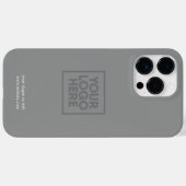 Logo | Unternehmen Minimalistisch Case-Mate iPhone Hülle (Rückseite (Horizontal))