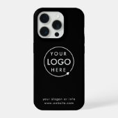 Logo | Unternehmen Minimalistisch iPhone Hülle (Rückseite)