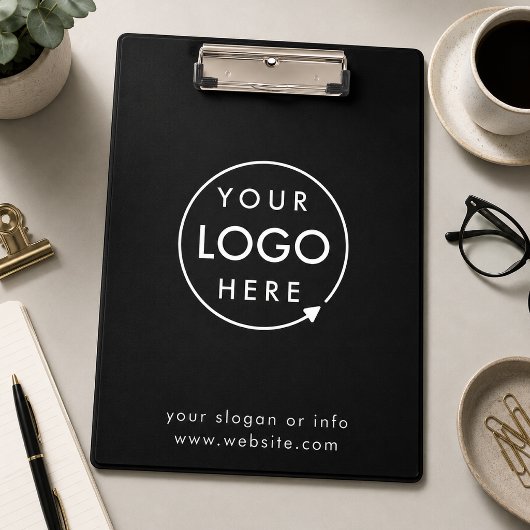 Logo | Unternehmen Minimalistisch Klemmbrett