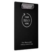 Logo | Unternehmen Minimalistisch Klemmbrett (Rechts)