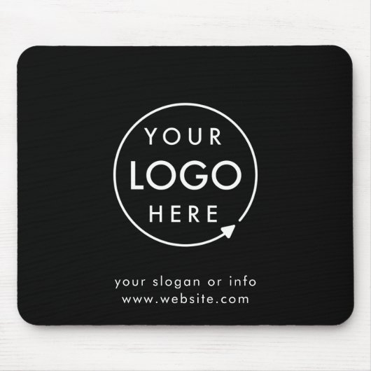 Logo | Unternehmen Minimalistisch Mousepad (Vorne)
