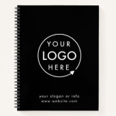 Logo | Unternehmen Minimalistisch Notizblock (Vorderseite)