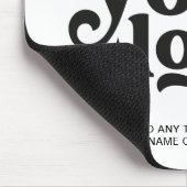 Logo-Unternehmen mit der Markenbezeichnung White P Mousepad (Ecke)