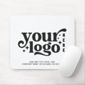 Logo-Unternehmen mit der Markenbezeichnung White P Mousepad (Mit Mouse)