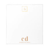 Logo-Unternehmen Notizblock (Vorderseite)