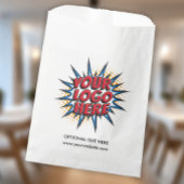 Logo-Upload benutzerdefiniertes Geschäftspapier Geschenktütchen