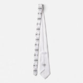 Logo Upload Custom Business Neck Tie Krawatte (Rückseite)