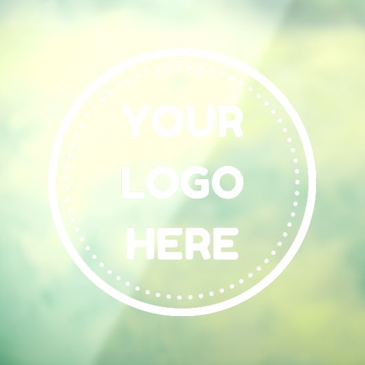 Logo-Upload Firmenlogo für Unternehmen benutzerdef Fensteraufkleber (Blatt 3)