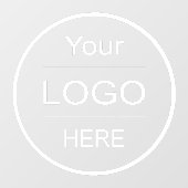 Logo-Upload für Unternehmen: Anpassen Ihres Firmen Fensteraufkleber (Blatt)