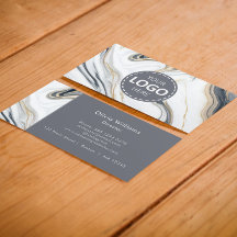 Logo-Upload/Marmorrücklauf-Visitenkarte