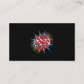 Logo Upload Modern Simple Visitenkarte (Vorderseite)