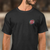 Logo-Upload-Vorlage - Schwarzes Personal T-Shirt