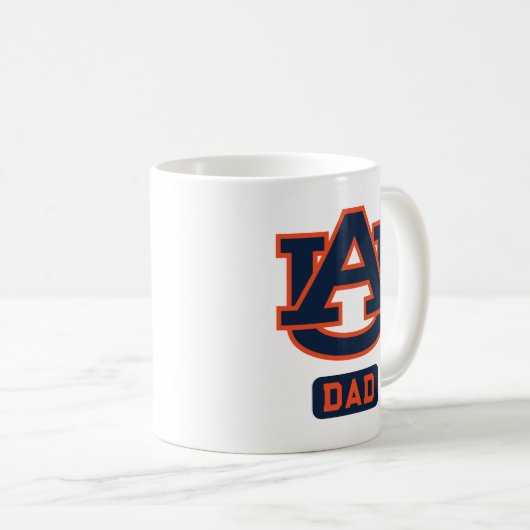 Logo-Vater der Auburn University "AU" Kaffeetasse (VorderseiteRechts)