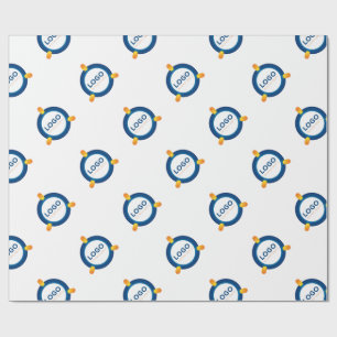 Logo-Verpackung für Unternehmen mit eigener Marke Geschenkpapier