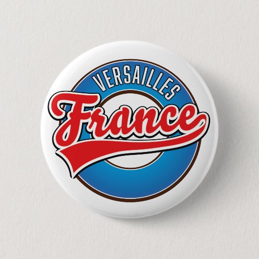 Logo Versailles Frankreich Button (Vorderseite)